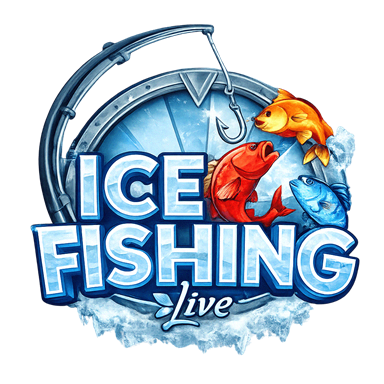 Ice Fishing pokie with winter theme and bonus features